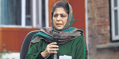 ''வீட்டுக் காவலில் உள்ளேன்; காஷ்மீரில் இயல்புநிலை இல்லை'' - மெகபூபா முப்தி