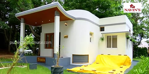 21 நாட்களில் கட்டிமுடிக்கப்பட்ட இந்தியாவின் முதல் 3டி ப்ரிண்டட் வீடு!