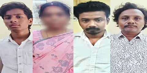 சென்னை: சொத்துத் தகராறில் அண்ணனை கடத்தியதாக அதிமுக பெண் பிரமுகர் உட்பட 4 பேர் கைது