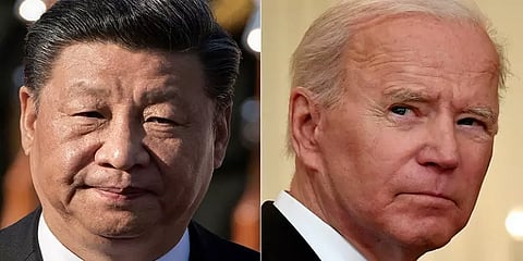 அமெரிக்கா அதிபர் ஜோ பைடன் - சீனா அதிபர் ஸீ ஜின்பிங் பேச்சு