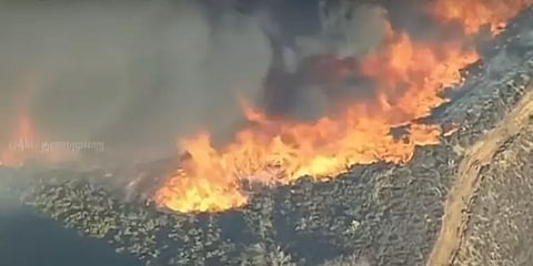 அமெரிக்காவில் பற்றி எரியும் காட்டுத் தீ: கட்டுப்படுத்த திணறும் தீயணைப்புத்துறை