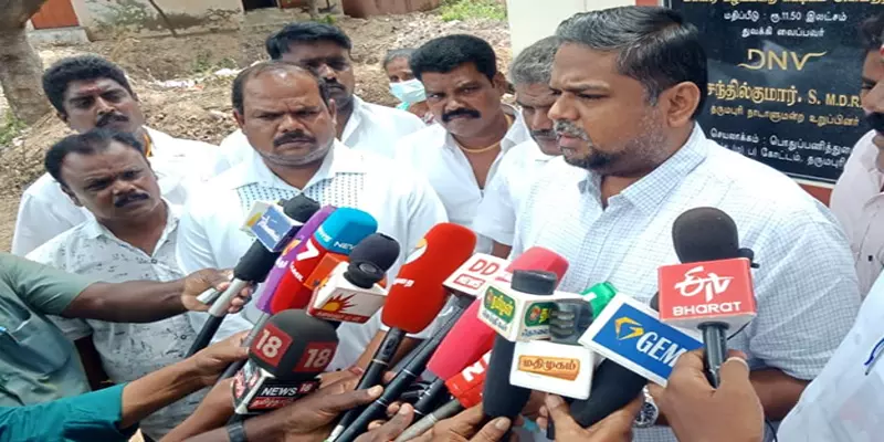 ’பாஜக எம்.எல்.ஏ அலுவலகத்தில் பணம் எண்ணும் எந்திரம் எதற்கு?’ - தருமபுரி எம்.பி கேள்வி