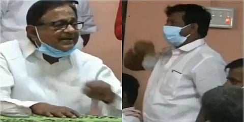 மானாமதுரை: ப.சிதம்பரத்துடன் வாக்குவாதம் செய்த காங்கிரஸ் கட்சி நிர்வாகியின் பதவி பறிப்பு