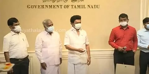 திருச்செந்தூர், திருத்தணி, சமயபுரத்தில் 3 வேளை அன்னதான திட்டம்: தொடங்கி வைத்தார் முதல்வர்