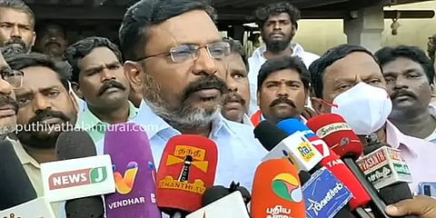 நீட் விலக்கு மசோதாவை குடியரசு தலைவர் உடனே கையெழுத்திட்டு அனுமதிக்க வேண்டும் : திருமாவளவன்