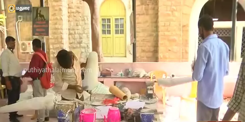 மாற்றுத் திறனாளிகளுக்கான செயற்கைக்கால் தயாரிப்புப் பணிகள் தீவிரம்