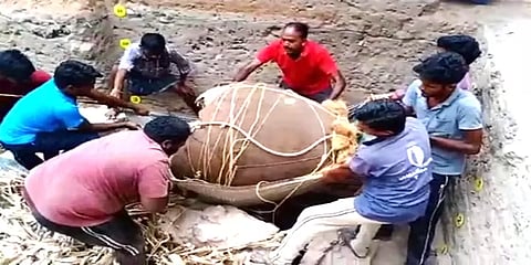 தூத்துக்குடி: கொற்கை அகழாய்வில் கண்டறியப்பட்ட இரண்டடுக்கு கொள்கலன்