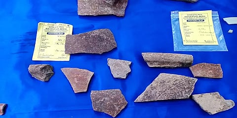 தூத்துக்குடி: கொற்கை அகழாய்வில் கண்டறியப்பட்ட ரோம் நாட்டு எண்ணெய் ஜாடி ஓடுகள்