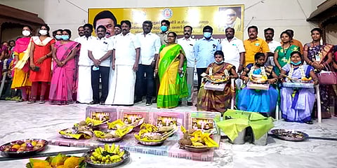 விருதுநகர்: ராஜபாளையத்தில் 300 கர்ப்பிணி பெண்களுக்கு அரசு சார்பில் வளைகாப்பு விழா