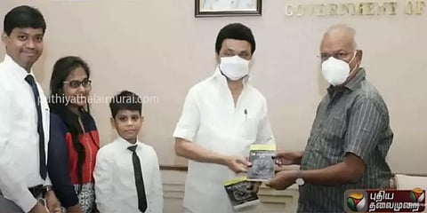 ’தி கலாமிடஸ் கேஸ்’ - 9 வயது சிறுவன் எழுதிய நூலை வெளியிட்ட முதல்வர் மு.க.ஸ்டாலின்