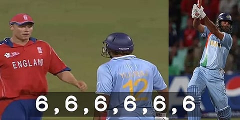 'கிரிக்'கெத்து 2: 'தூண்டிவிட்ட' பிளின்டாஃப்... ஒரே ஓவரில் யுவராஜ் பறக்கவிட்ட 6,6,6,6,6,6