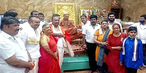 காவிரி விவகாரம் அரசியல் பிரச்னையாக மாற்றப்பட்டுள்ளது - கர்நாடக அமைச்சர் ஈஸ்வரப்பா