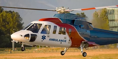 ஏர் ஆம்புலன்ஸாக மாற்றம் பெருகிறது தமிழக அரசின் ஹெலிகாப்டர்
