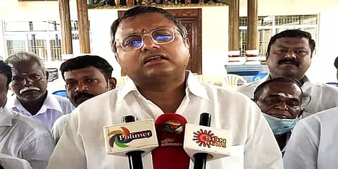 ”எழுவர் விடுதலைக்கு தனிச் சலுகை என்பதை என்னாலும் ஏற்க முடியாது” - கார்த்தி சிதம்பரம்