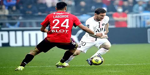 பிஎஸ்ஜி அணியின் தொடர் வெற்றிக்கு முற்றுப்புள்ளி வைத்த ரெனெஸ்: மெஸ்ஸியின் முயற்சி தோல்வி