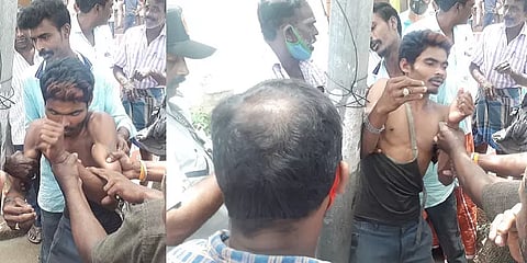 கோவை: மனநலம் பாதிக்கப்பட்டவரை திருடன் என நினைத்து அடித்து உதைத்த பொதுமக்கள்