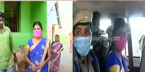 கிராம மக்கள் எதிர்ப்பு - போலீஸ் பாதுகாப்புடன் வாக்களித்த ஊராட்சி மன்றத் தலைவர்