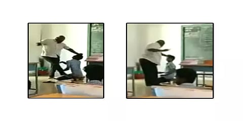 கடலூர்: வகுப்புக்கு சரியாக வராத மாணவனை அடித்து உதைத்த அரசுப் பள்ளி ஆசிரியர்