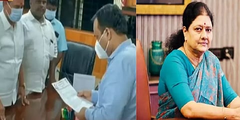 ”தேவர் குருபூஜையில் பங்கேற்க சசிகலாவுக்கு அனுமதி வேண்டும்”- ஆட்சியரிடம் அதிமுகவினர் மனு