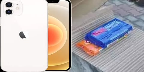 ஐ-போன் ஆர்டர் செய்தவருக்கு பார்சலில் வந்த சோப்பும், 5 ரூபாய் நாணயமும்