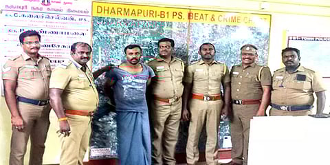 கைவிலங்குடன் தப்பியோடிய கொலை கைதி - கண்டுபிடித்து மீண்டும் கைது செய்த போலீசார்