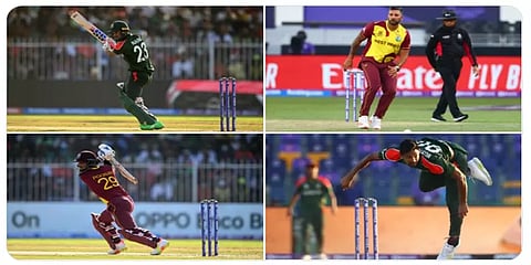 டி20 உலகக் கோப்பை: 3 ரன்கள் வித்தியாசத்தில் வங்கதேசத்தை வீழ்த்தியது வெஸ்ட் இண்டீஸ்