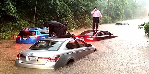 அமெரிக்கா டிசி மாகாணத்தில் 18 ஆண்டுகளில் இல்லாத கடும் வெள்ளப் பெருக்கு