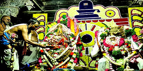 திருநெல்வேலி: நெல்லையப்பர் காந்திமதி அம்பாள் கோயிலில் நடைபெற்ற திருக்கல்யாண திருவிழா