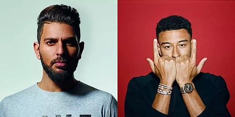 மான்செஸ்டர் யுனைடெட் வீரர் ஜெஸ்ஸி லிங்கார்டுடன் உள்ள போட்டோவை பகிர்ந்த யுவராஜ் சிங்!