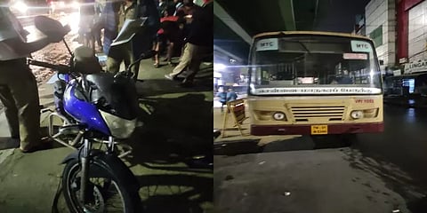 சென்னை: அரசுப் பேருந்து மோதியதில் வியாபாரி உயிரிழப்பு