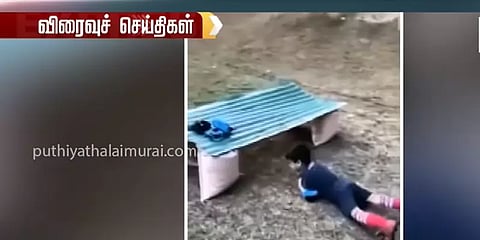 தந்தையை போல ராணுவத்தில் சேர ஆசை - இறப்புக்கு முன் சிறுவன் செய்த ராணுவ பயிற்சி