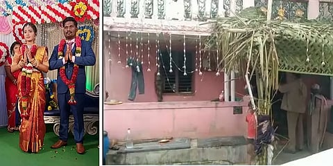 திருமணமாகி இரண்டு நாளே ஆன இளம்பெண் தூக்கிட்டு தற்கொலை - வேலூரில் அதிர்ச்சி சம்பவம்