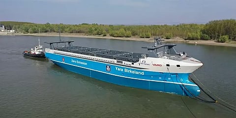 ‘Yara Birkeland’ உலகின் முதல் எலெக்ட்ரிக் மற்றும் தானியங்கி கப்பல்!