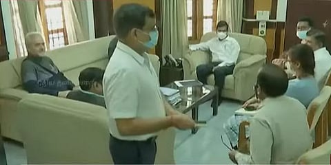 மழை வெள்ள பாதிப்பு: தலைமை செயலர் இறையன்புவுடன் மத்திய ஆய்வு குழு ஆலோசனை