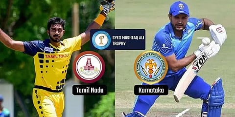 சையத் முஸ்தாக் அலி கோப்பை டி20 இறுதிப்போட்டி: தமிழ்நாடு, கர்நாடகா அணிகள் பலப்பரீட்சை