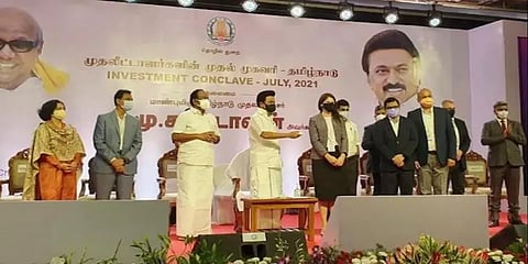 கோவையில் தமிழ்நாடு முதலீட்டாளர்கள் மாநாடு தொடங்கியது