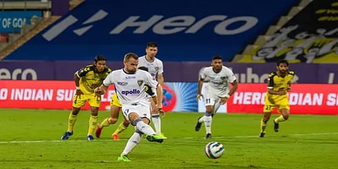 ஐ.எஸ்.எல். கால்பந்து தொடர்: சென்னையின் எப்.சி. வெற்றி