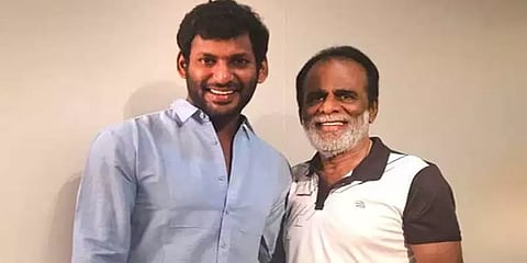 அர்ஜுன் - ஐஸ்வர்யா ராஜேஷ் இணையும் க்ரைம் த்ரிலர் படத்தில் நடிக்கும் விஷாலின் தந்தை