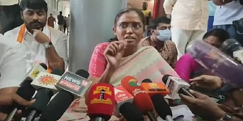 தொடரும் எம் பி ஜோதிமணியின் போராட்டம் - ‘வாய்மையே வெல்லும்’ என கரூர் ஆட்சியர் ட்வீட்