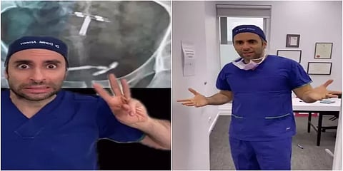 அறுவை சிகிச்சையின்போது டிக்டாக்:  சர்ச்சை மருத்துவருக்கு தடை