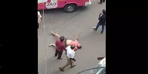 சென்னை: ஆழ்வார்பேட்டை மேம்பாலத்தில் இருந்து குதித்து தற்கொலைக்கு முயன்ற நபர்