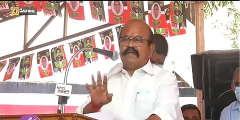 10 அமாவாசைக்குள் திமுக ஆட்சி பஞ்சராகி விடும் - பொள்ளாச்சி ஜெயராமன்