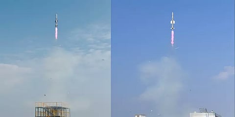 வான் இலக்கை தாக்கும் குறுகிய தூர ஏவுகணை சோதனை வெற்றி