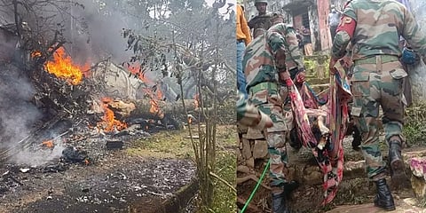 ராணுவ ஹெலிகாப்டர் விபத்து - உயிரிழப்பு எண்ணிக்கை 9 ஆக உயர்வு