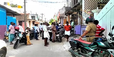 கட்டுமான பணியில் ஈடுபட்டிருந்த தொழிலாளி 3 வது மாடியில் இருந்து தவறி விழுந்து பலி