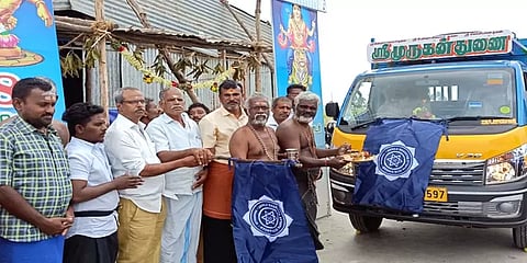 பெரம்பலூர் டூ சபரிமலை: அன்னதானத்திற்கு அனுப்பப்பட்ட 5 டன் உணவுப் பொருள்கள்