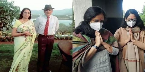 பெற்றோரின் அஸ்தியை கங்கையில் கரைத்த 'தலைமை தளபதி' பிபின் ராவத்தின் மகள்கள்