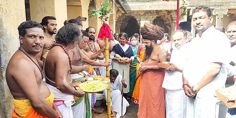 மயிலாடுதுறை வாகீஸ்வரர் ஆலயத்தில் கும்பாபிஷேக திருப்பணிகள் தொடக்கம்