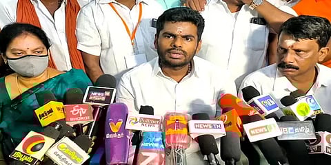 காவல்துறை தலைவருக்கு ஆதரவு தெரிவிக்க சேகர் பாபுவுக்கு தகுதி வேண்டும் - அண்ணாமலை