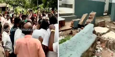 பள்ளி சுவர் இடிந்து விபத்து: உயிரிழந்த மாணவர்கள் குடும்பத்துக்கு தலா ரூ.10 லட்சம் நிவாரணம்